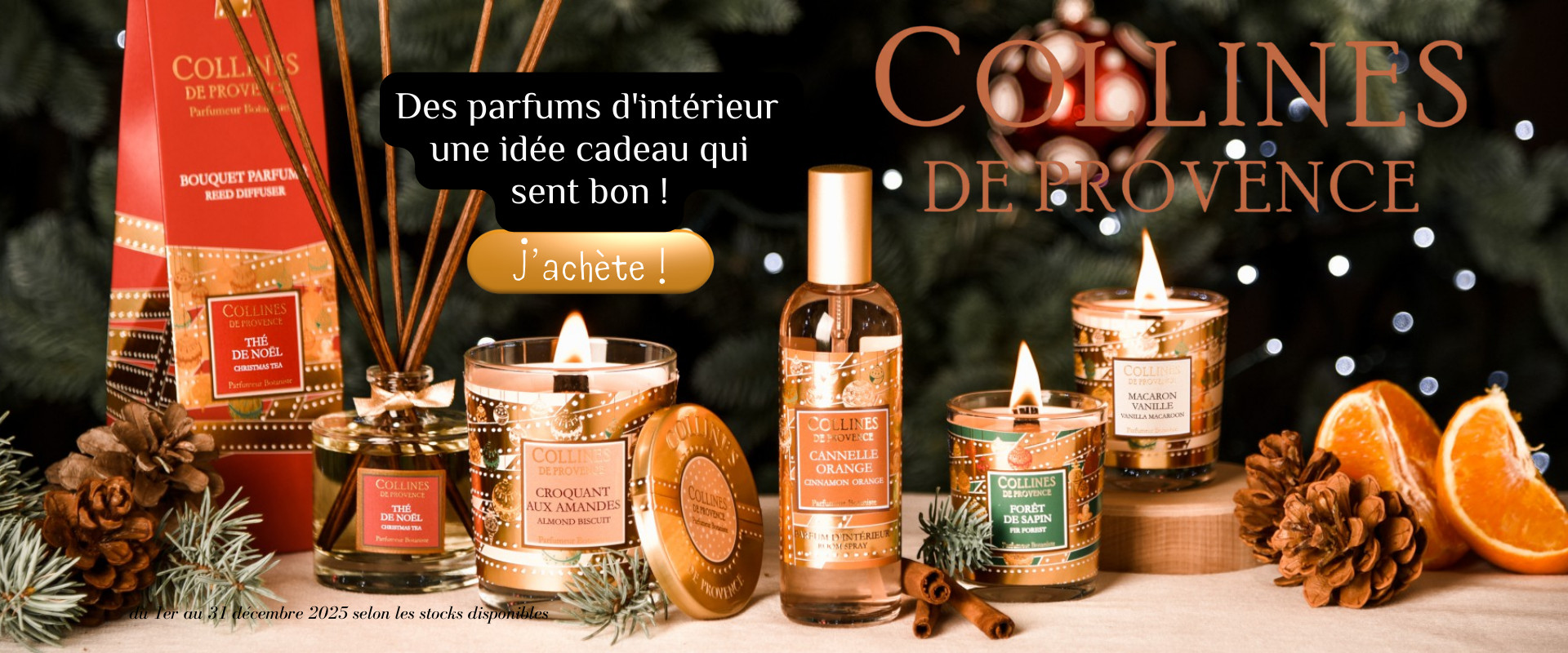 Collines de Provences offre de noel 2025