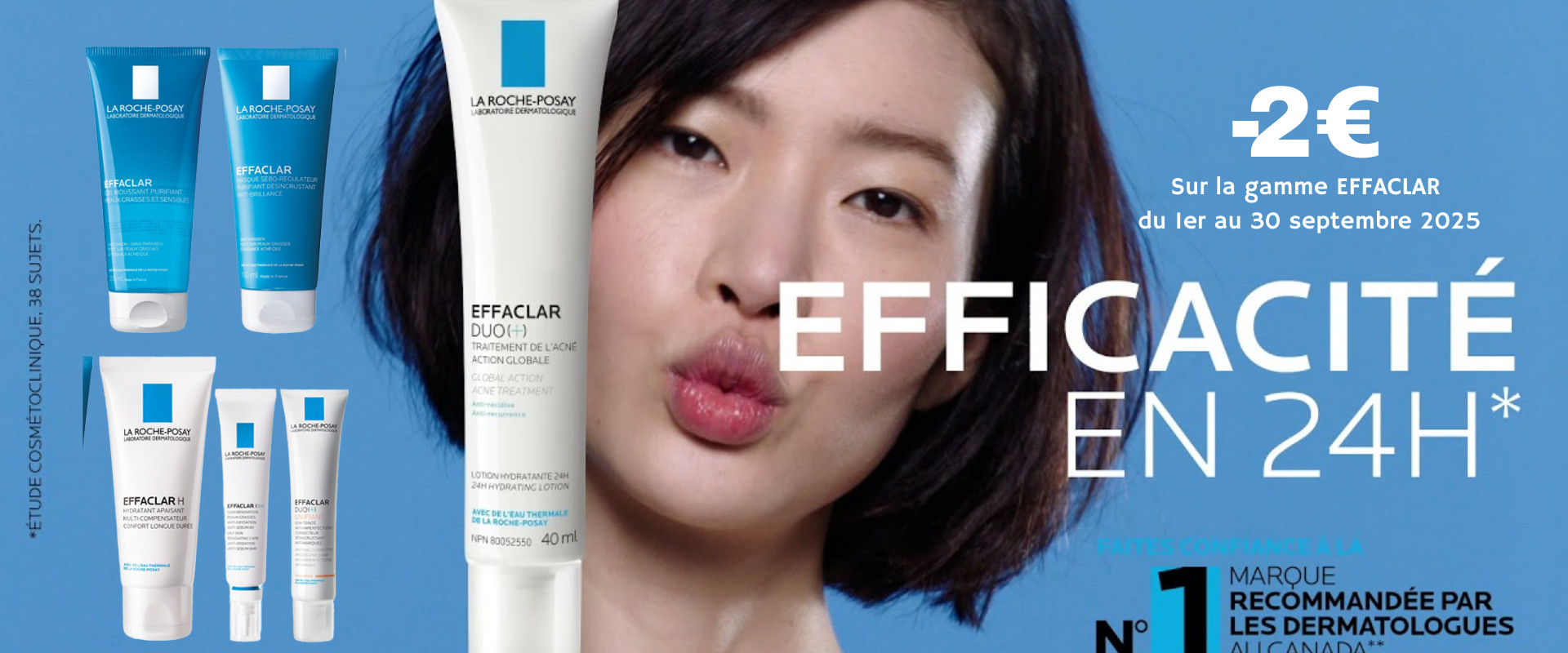 Gamme Effaclar de la Roche Posay
