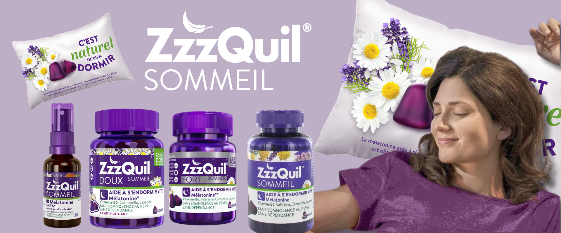 ZZZQUIL C’est naturel de bien dormir !