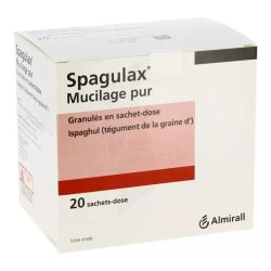 Spagulax Mucilage pur granulé ispaghul 20 sachets-dose