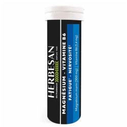 Herbesan Magnésium vitamine B6 fatigue nervosité 15 comprimés