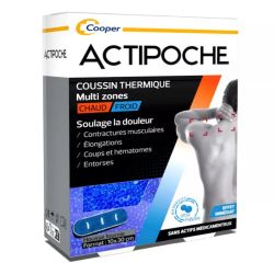 Cooper Actipoche Coussin Thermique Microbilles Multi Zones 10 x 30 cm