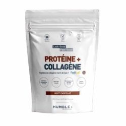 Humble+ Protéine Collagène Marin goût chocolat (72% protéine) 600g