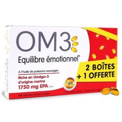 OM3 Omega 3 équilibre émotionnel 180 capsules