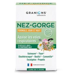 Granions Nez-Gorge Formule Jour & Nuit 10 gélules + 10 comprimés