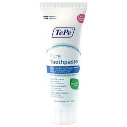 TePe Pure dentifrice bouche sèche et sensible non aromatisé 75ml