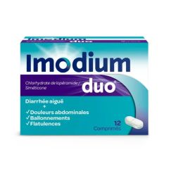 Imodiumduo diarrhée aiguë 12 comprimés