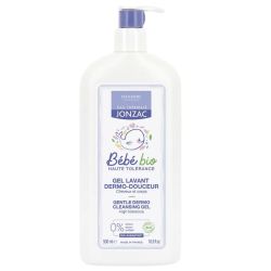 Eau thermale Jonzac gel lavant dermo douceur bio bebe cheveux et corps 500ml