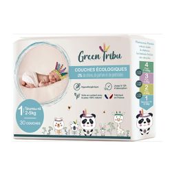 Green Tribu T1 Couches bébé 2-5Kg