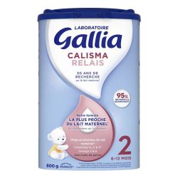 Gallia Calisma 2 lait en poudre Relais 2 6 à 12 Mois 800 g