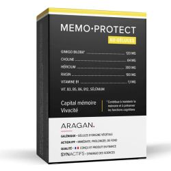 Aragan Synactifs Memo Proctect Capital mémoire et vivacité 60 gélules
