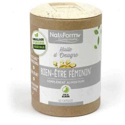 Nat&Form Ecoresponsable Huile d'onagre Bien-être féminin 60 Capsules