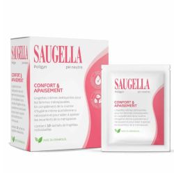 Saugella Poligyn lingettes intimes avec Bisabolol 10 lingettes