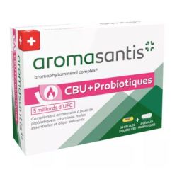 Aromasantis CBU + Probiotiques - 24 gélules liquide + 6 gélules pro biotiques