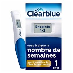 Clearblue Test de grossesse avec estimation de l'âge de la grossesse 1 test