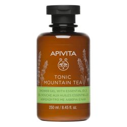 Apivita gel douche Mountain Tea tonic aux huiles essentielles 250  ml