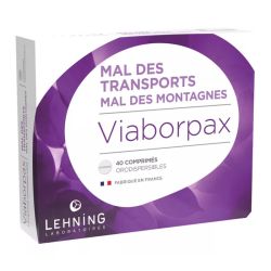 Lehning Viaborpax Complexe Mal des Transports 40 comprimés