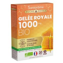 Santarome Ruche Royale Gelée Royale 1000 MG Bio 20 ampoules