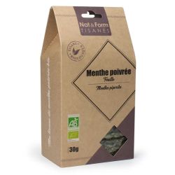 Nat&Form tisane menthe poivrée feuille Bio 30g