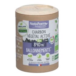 Nat&Form Écoresponsable Charbon Végétal 45 gélules végétales