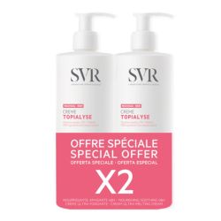 SVR Topialyse crème nourrissante apaisante 2x400ml