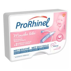 ProRhinel Mouche Bébé + 2 Embouts Jetables Souples