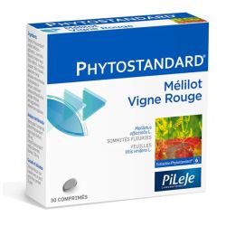 Pileje Phytostandard mélilot et vigne rouge 30 comprimés