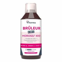 Vitavea Santé Brûleur 4en1 Morosil brûle graisse cellulite métabolisme saveur pêche 500ml