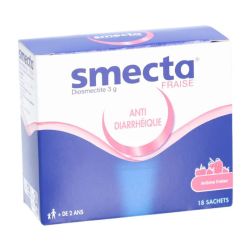 Smecta anti diarrhéique arôme fraise 18 sachets