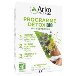 Arkofluides programme détox 30 ampoules