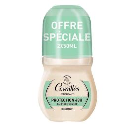 Cavaillès Dermato 48h déodorant roll-on peau sensible 2x50ml