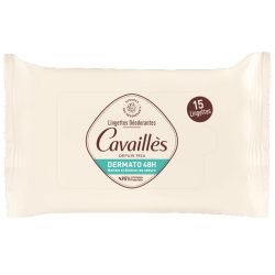 Cavaillès lingettes déodorantes 15 lingettes