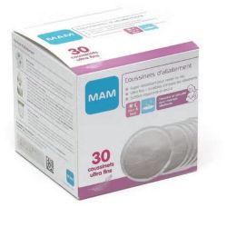 Mam coussinets d'allaitement ultra fins jour et nuit 30 unités