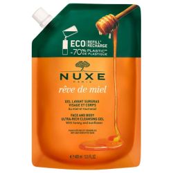 Rêve de Miel Gel Lavant Surgras Éco-Recharge 400 ml