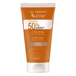 Avène crème visage teintée SPF50+ peaux sensibles et sèches 50ml