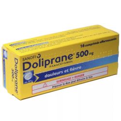 Doliprane 500MG 16 comprimés effervescents*