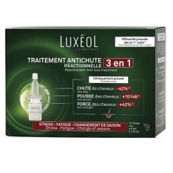 Luxéol traitement Antichute Réactionnelle 3 en 1 14 fioles