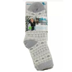 Airplus Aloe Cabin Socks Femme Coeur Gris - 35-41