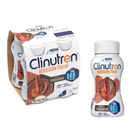 Clinutren HP/HC+ boisson 2 kcal saveur chocolat 4 x 200 ml