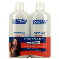Ducray Anaphase shampooing antichute réactionnelle lot de 2x400ml