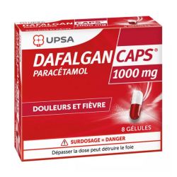 UPSA DafalganCaps 1000mg 8 gélules