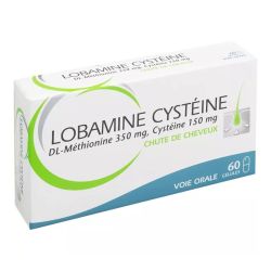 Lobamine Cystéine chute des cheveux 120 gélules