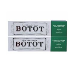Botot Dentifrice Menthe Pin Eucalyptus 2x75ml