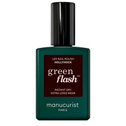 Manucurist Green Flash vernis semi permanent Hollyhock 15ml