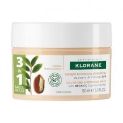 Masque Réparation Cheveux Très Secs 3en1 au Beurre de Cupuaçu Bio 150 ml