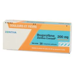 Zentiva Conseil Ibuprofène 200 mg 20 Comprimés