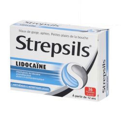 Strepsils Lidocaïne 36 pastilles à sucer