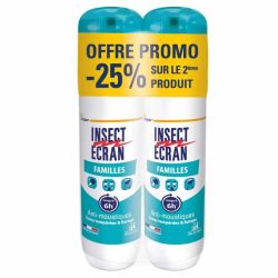 Insect Ecran peau anti-moustiques familles zone temperées jusqu'à 6h 2x100ml
