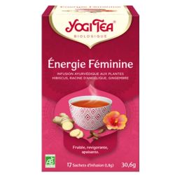 Yogi Tea Energie Feminine Infusion Ayurvédique Bio 17 Sachets