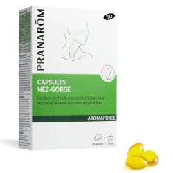 Pranarôm Aromaforce nez gorge bio 30 capsules